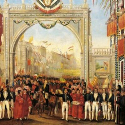 Timeline: Ubicación temporal y espacial de los procesos del México Independiente en la primera mitad del siglo XIX