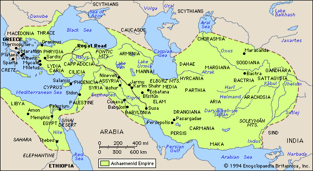 Persia Controlled the Greek Cities in Asia Minor