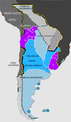 Independencia de las provincias Unidas.