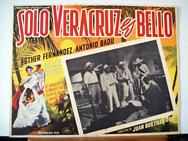 Andrés Huesca participó en “Sólo Veracruz es bello” y “Flor de caña”, películas de ambiente jarocho.