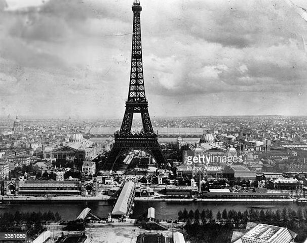 Tour eiffel 1887-1889