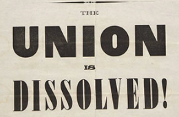 South Carolina secedes from the United States