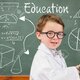 Niño profesor