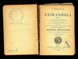 LEY SOBRE LA NATURALIZACIÓN DEL EXTRANJERO