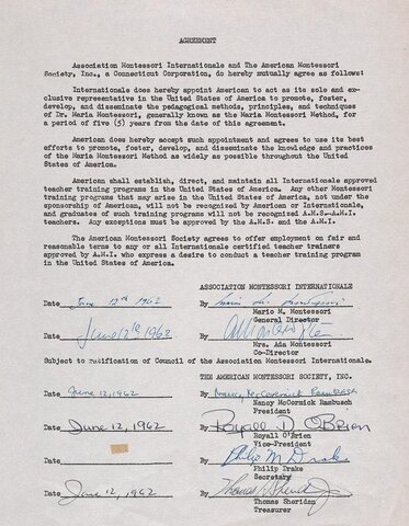 Foundation of the American Montessori Society