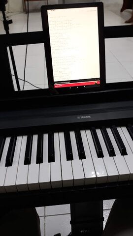 Retomei os Estudos de Piano