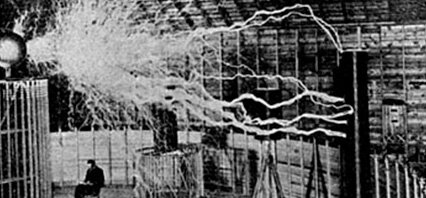 Invención de la electricidad por Franklin