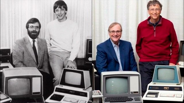 Paul Alen y Bill Gates fundan Microsoft