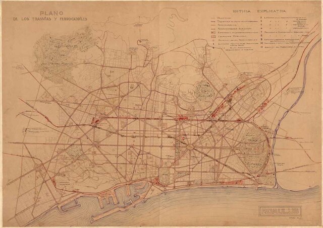 Projecte d'enllaços de Jaussely per Barcelona