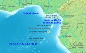 Entrada no Golfo de Guinea