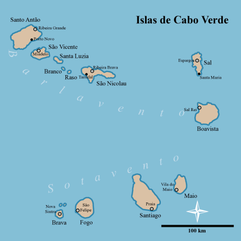 Ocuparon as illas de Cabo Verde