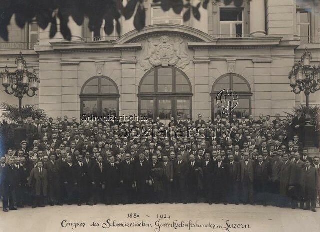 Gründung Schweizerischer Gewerkschaftsbund