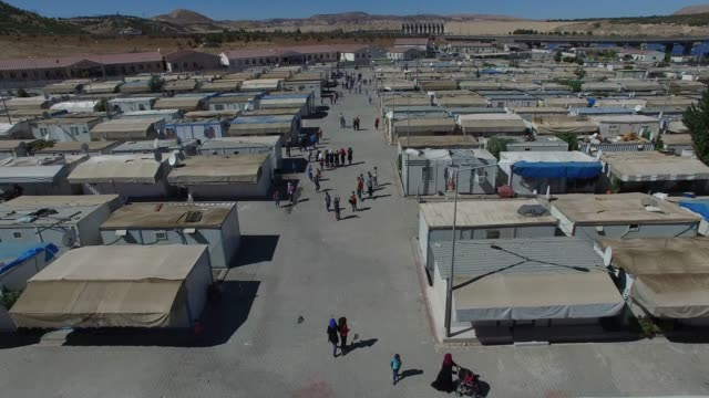 The refugees have successfully been transported to safe camps and homes with heating.