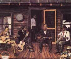 El country blues y el blues