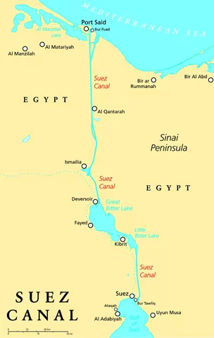 Suez Canal opens, that as shortening the trip to China.  It’s making steamships more economical.