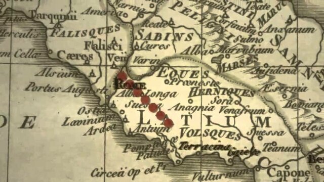 I latini si stanziano in Lazio