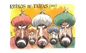 División de Al-Ándalus en taifas