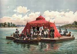 Alejandro I firmó la paz de de Tilsit