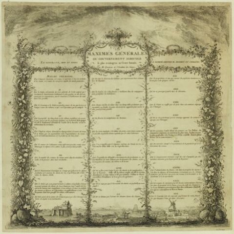 Publicó "Máximas generales del gobierno económico de un reino agrícola"