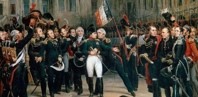 Napoleón restaura el Imperio de los cien días