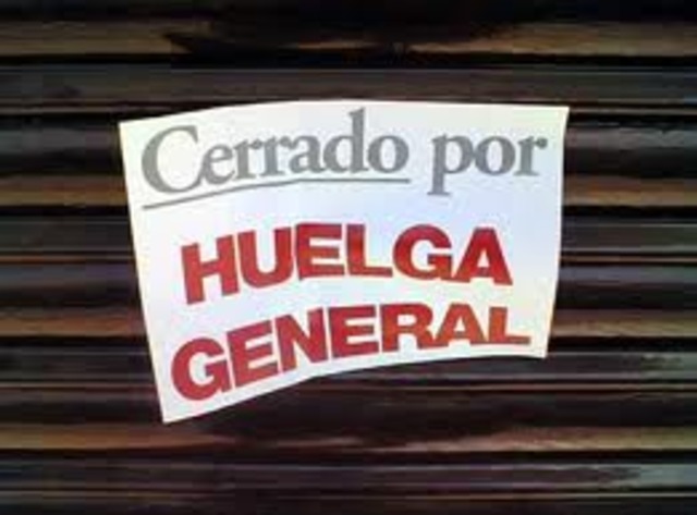 Desarrollo de huelgas en la ciudad de Barranquilla y Cartagena.