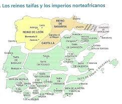 División de Al-Ándalus en taifas.