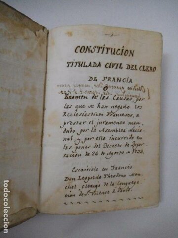 La constitución civil del clero