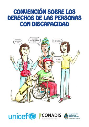 CONVENCIÓN DE DERECHOS DE LAS PERSONAS CON DISCAPACIDAD