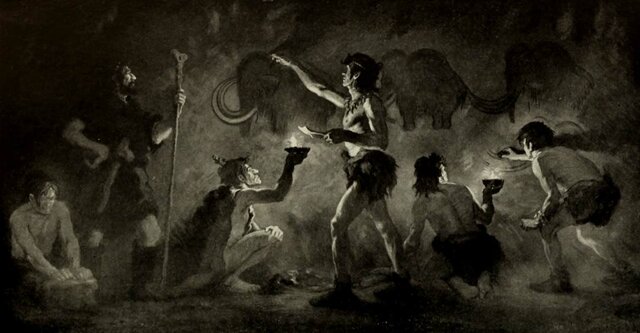 La revolución cognitiva. Aparición de lenguaje ficticio.