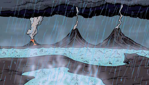 Creación de los océanos