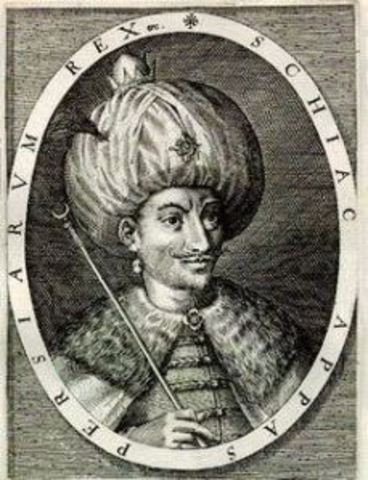 Abbas the Great gains control of the Safavid Empire.