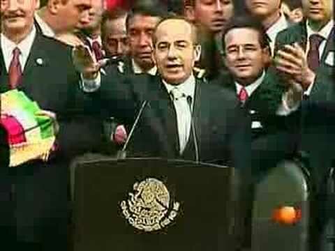 Felipe Calderón Hinojosa  , presidente de Mexico
