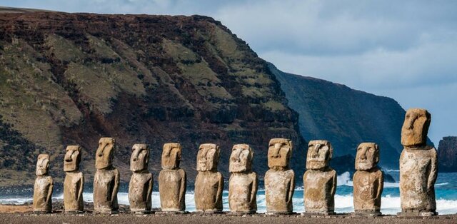 Desaparece la población de la isla pascua.