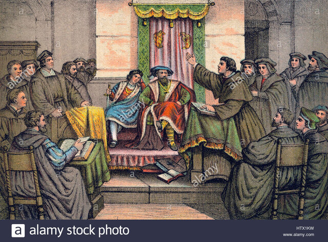 1519 - Public Debate; He wrote pamphlets