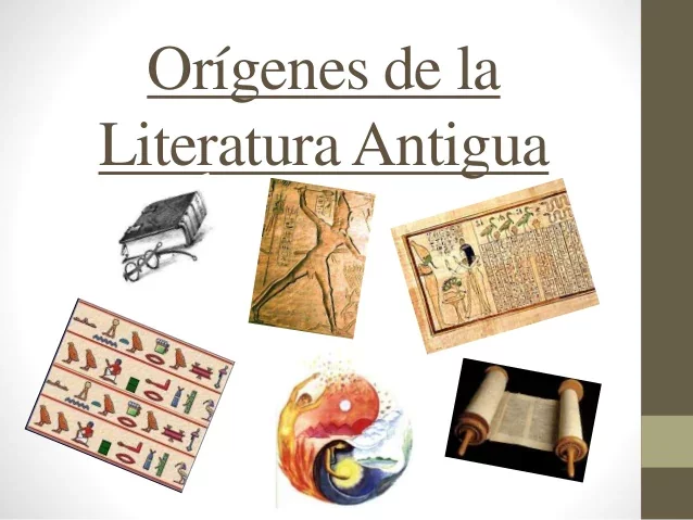 LA LITERATURA ANTIGUA