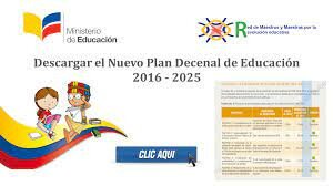 PLAN DECENAL DE EDUCACIÓN