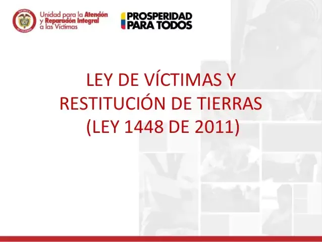 LEY 1448 DE 2011