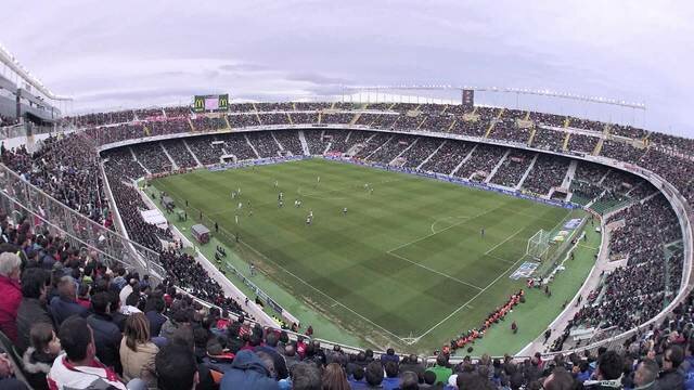 Inauguración del estadio Martínez Valero