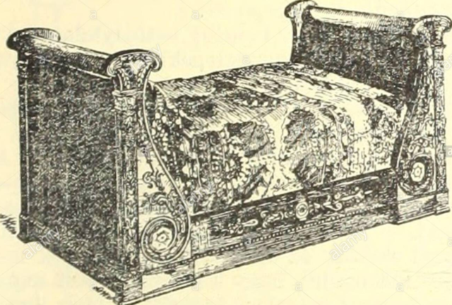 LIT DE PARADE FRANCÉS