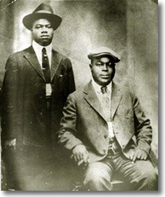 El dueto King Oliver y Louis Amstrong