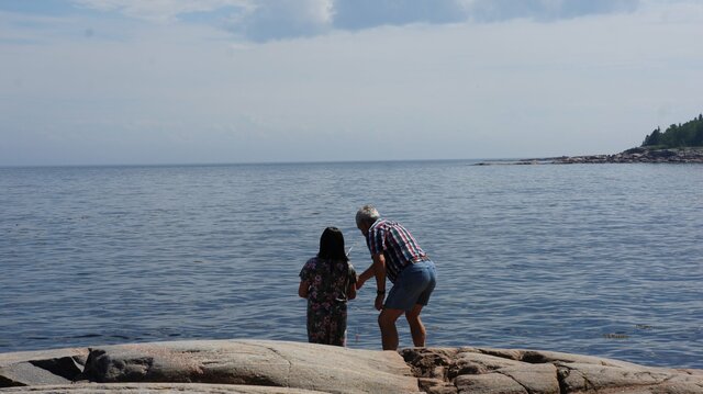 Pêche avec mon grand-père