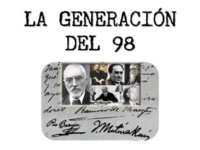 LITERATURA DE LA GENERACION DEL 98