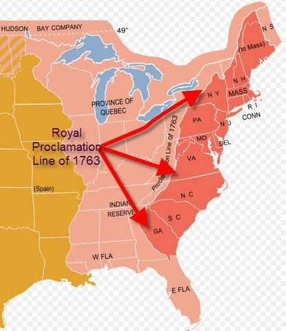 The Proclamation Line of 1763