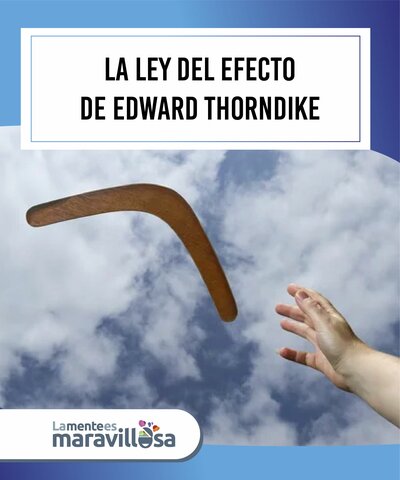 Edward Thorndike presentó una "Ley del efecto"
