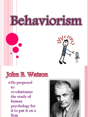 libro de Watson, Behaviorism (1925)