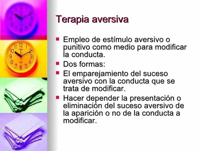 Wiens y Menustik Terapias Aversivas.