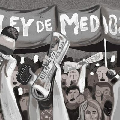 Timeline: Ley de medios en Argentina - Julieta Berra, Juan Cruz Bustuobad, Milena Hoyos, Vera Kunca Zaccagnini, Matias Marano y Camila Lopez