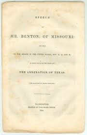 1844- Benton Annexation Bill