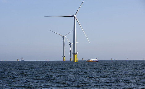 Parque eólico marino, Dinamarca.