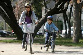 Aprendí a andar en bicicleta